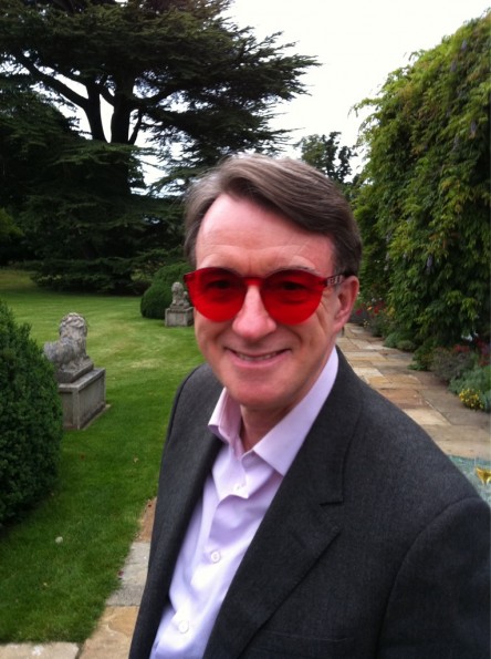 Peter Mandelson in the designeriest...