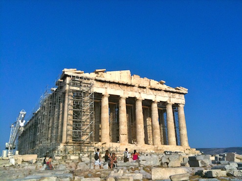 The Parthenon - west side © A Sampson 2009