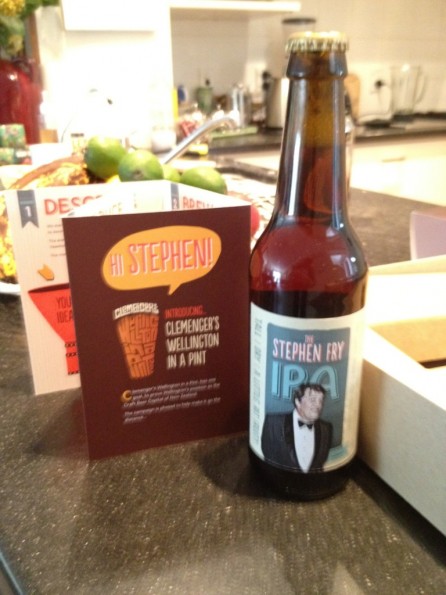 A most unusual package to receive...