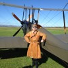 Billy Connolly prepares for his flight:
