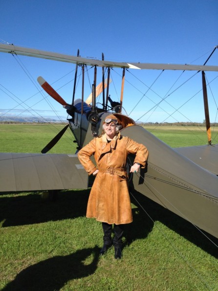 Billy Connolly prepares for his flight: