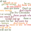 Wordclouds based on words and 3 word...