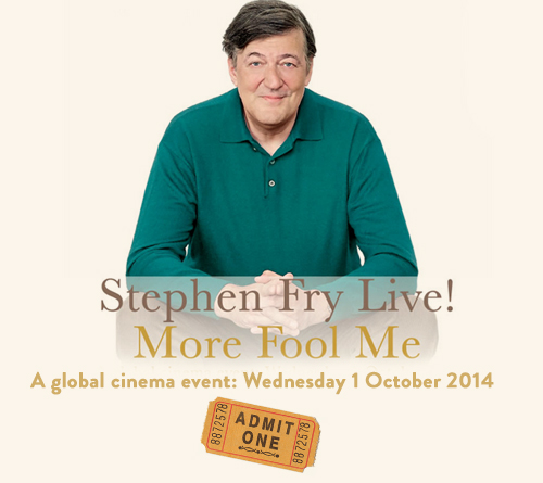 See Stephen Fry Live - Global Cinema Event